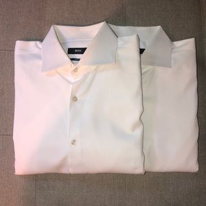 2 Hugo Boss White Shirts